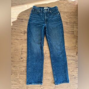 Madewell Perfect Vintage Straight Jean size 27